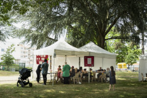 Un des stands d'associations - Fête au château 2023