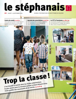 Une du journal municipal Le Stéphanais n°319